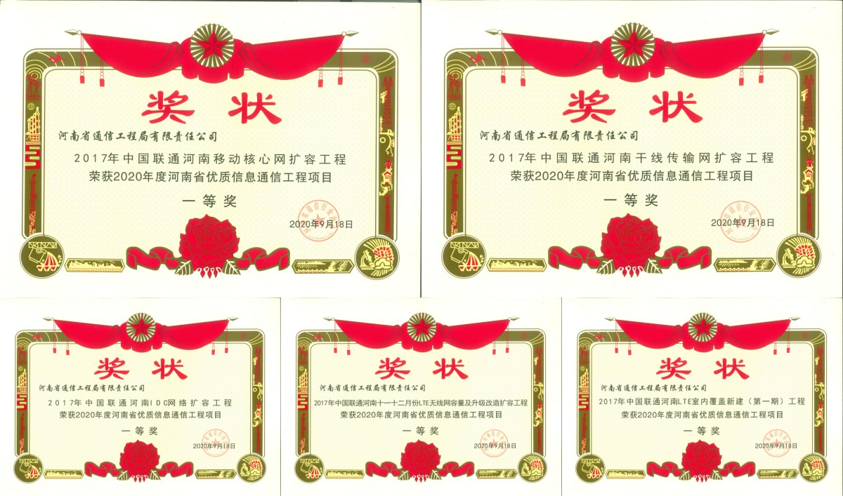 2021-30-2016年中國聯(lián)通河南LDD-LTE無線網(wǎng)廣覆蓋新建工程  榮獲2020-2021年度國家優(yōu)質(zhì)工程獎_副本_副本.jpg
